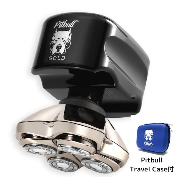 【ほぼ新品】ピットブル Gold PRO スカルシェーバー★2025年モデル スキンヘッド専用シェーバー Skull Shaver【日本公式代理店】｜頭用